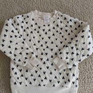 Hanna Andersson Girls quilted sweatshirt